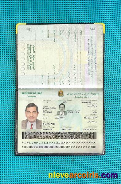 Iraq passport photolook